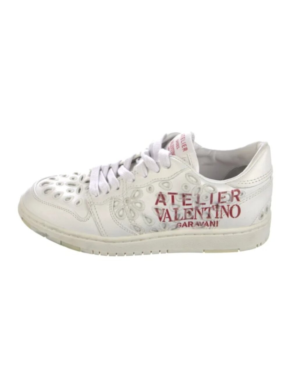 Valentino Leather Graphic Print Sneakers Women's Size: 6 | IT 36 - Picture 2 of 6